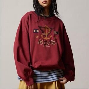 BDG Urban OutfittersEmbroidered Anchor Sweatshirt Sz S